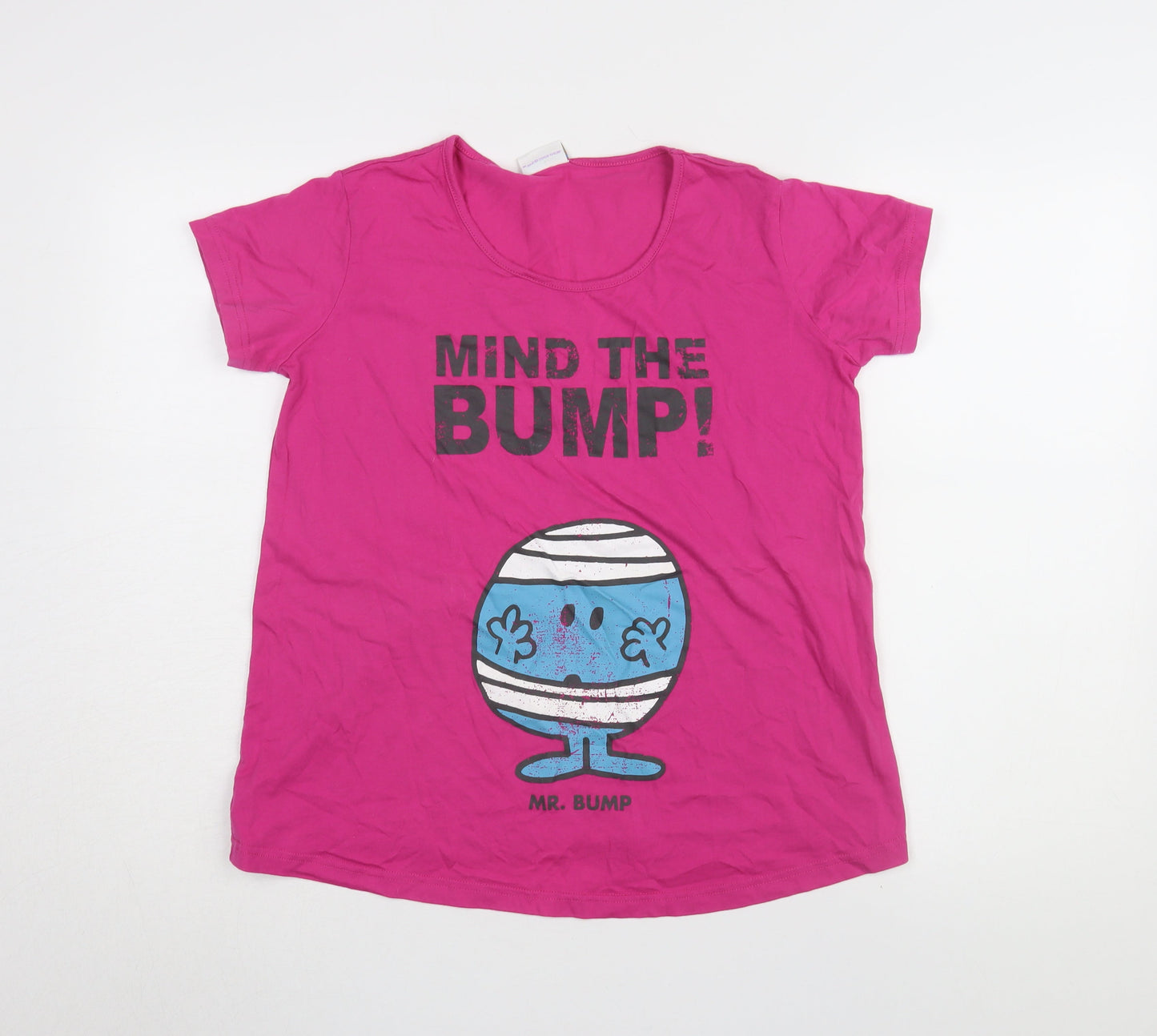 Womens UK Size 14 Mothercare Pink Basic T-Shirt