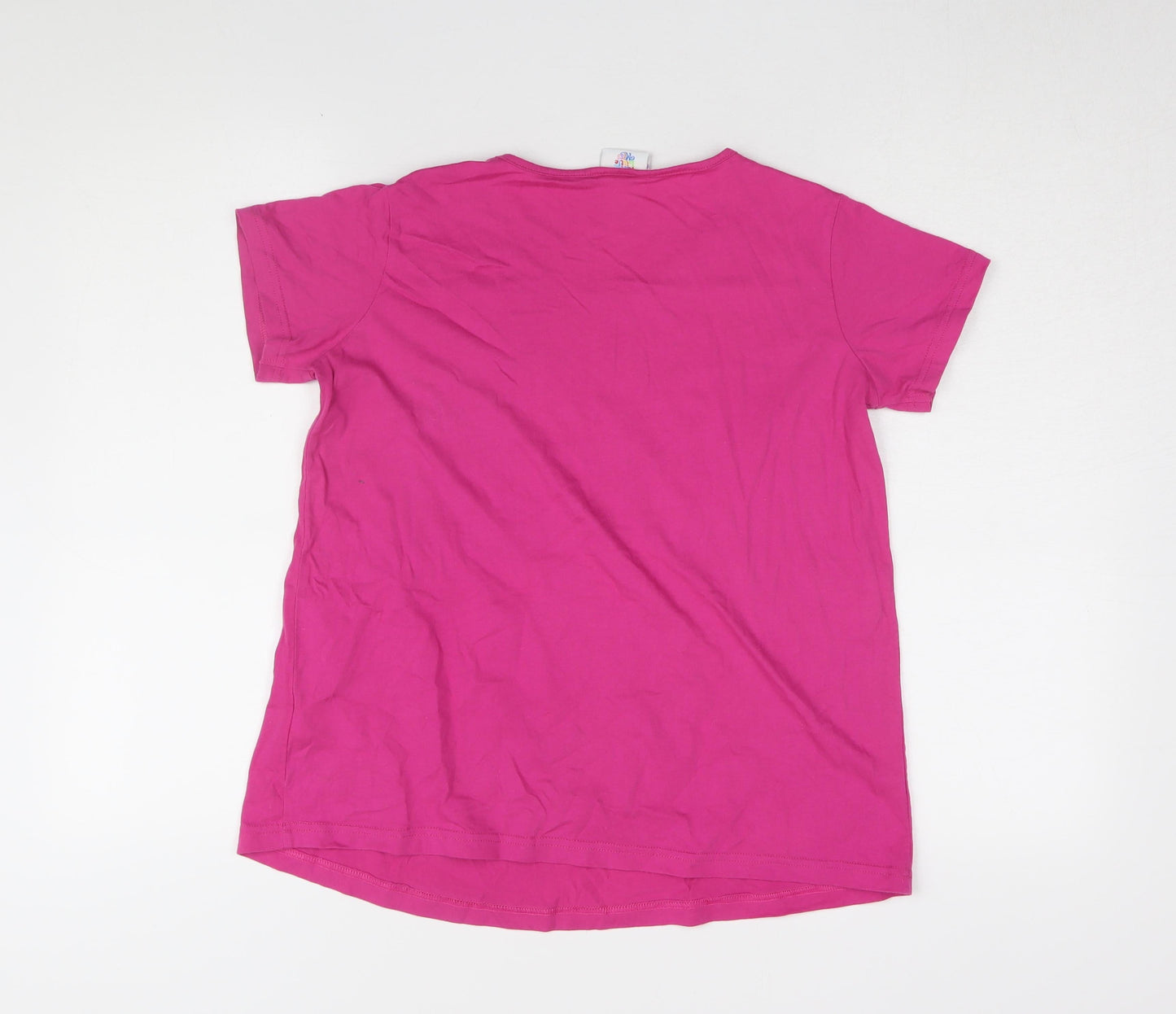 Womens UK Size 14 Mothercare Pink Basic T-Shirt