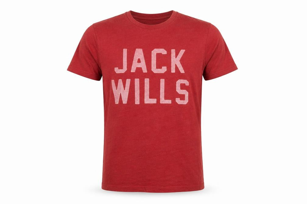 Mens UK Size S Jack Wills Red  T-Shirt