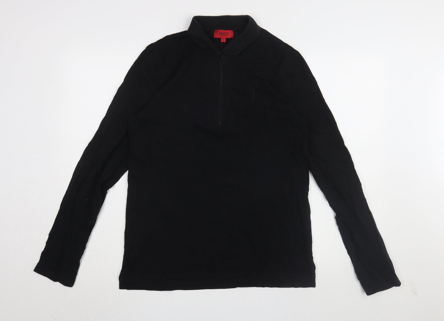 Mens UK Size L HUGO BOSS Black  T-Shirt