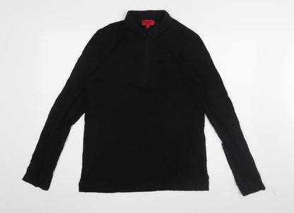 Mens UK Size L HUGO BOSS Black  T-Shirt