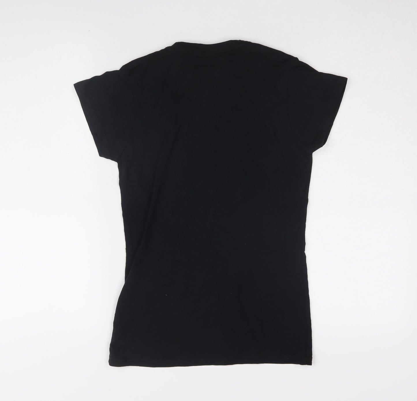 Womens UK Size S UFC Black Basic T-Shirt