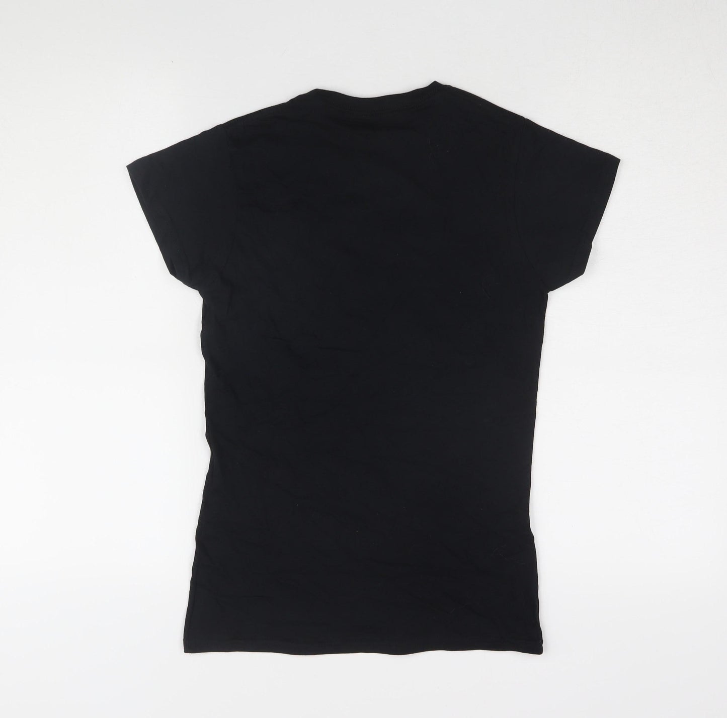 Womens UK Size S UFC Black Basic T-Shirt