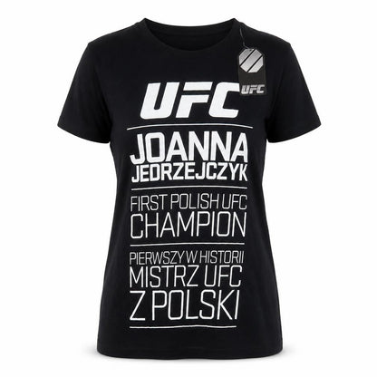 UFC Women's Black Sports T-Shirt, S