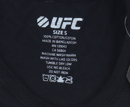 UFC Women's Black Sports T-Shirt, S