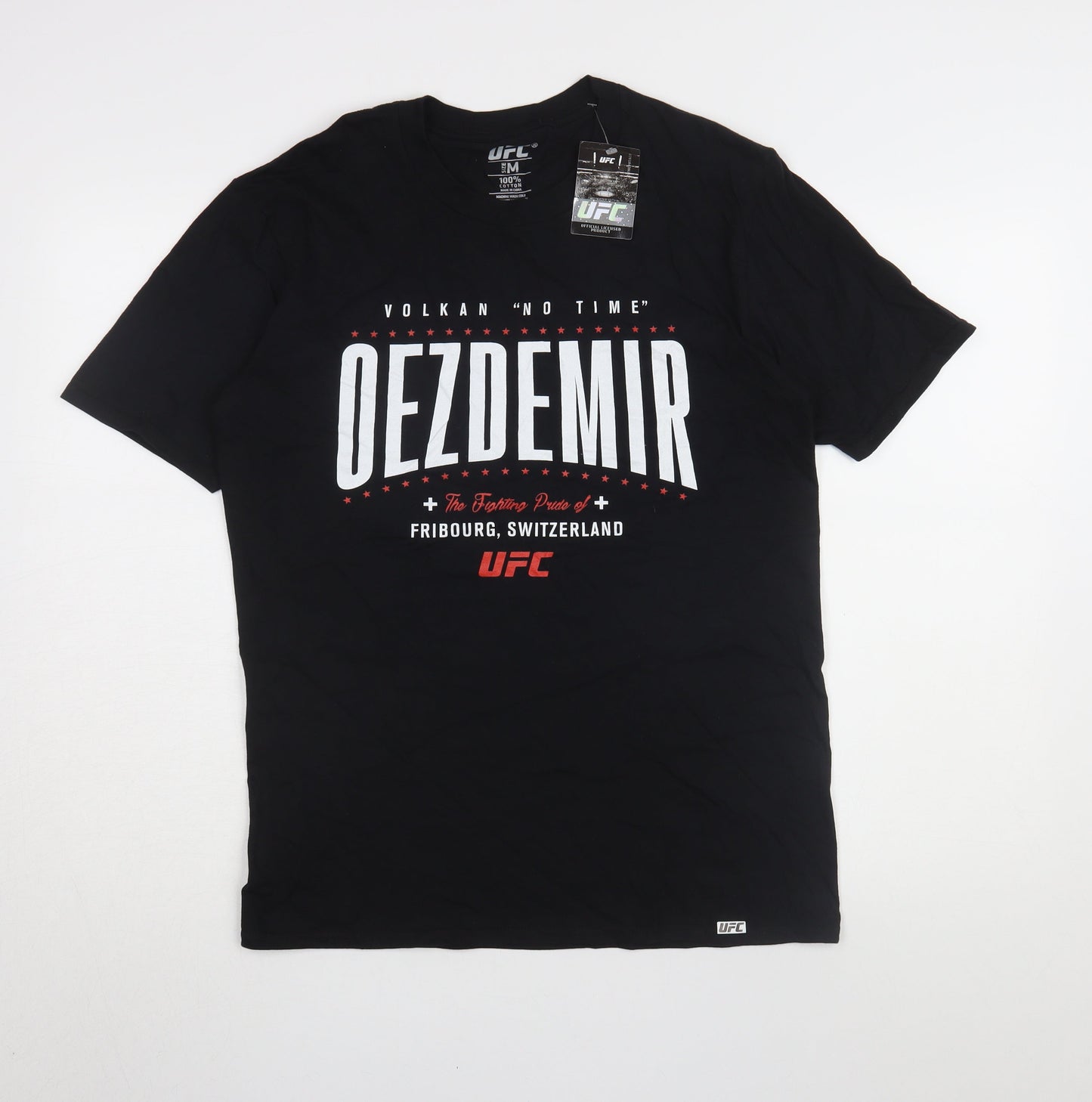 Mens UK Size M UFC Black  T-Shirt