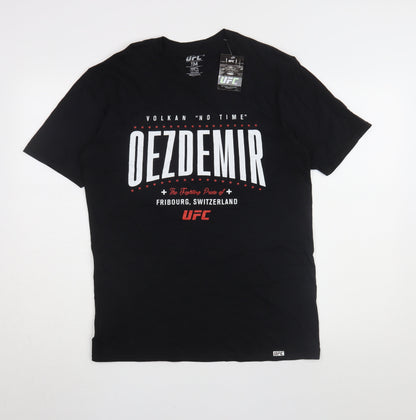Mens UK Size M UFC Black  T-Shirt