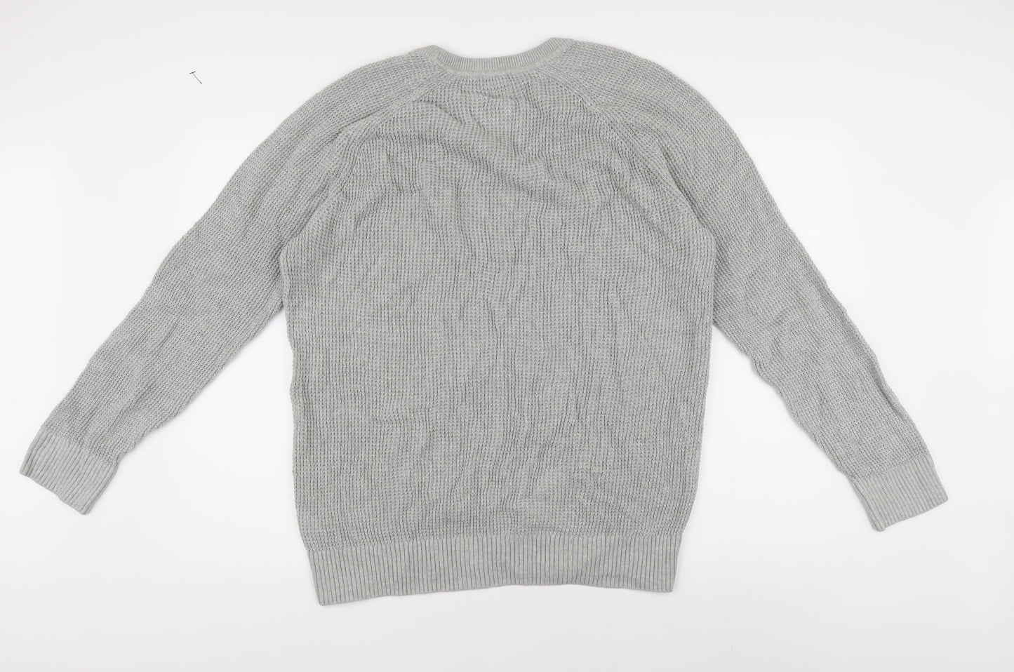 GAP Men's Grey Pullover Sweater, Size L - Excellent