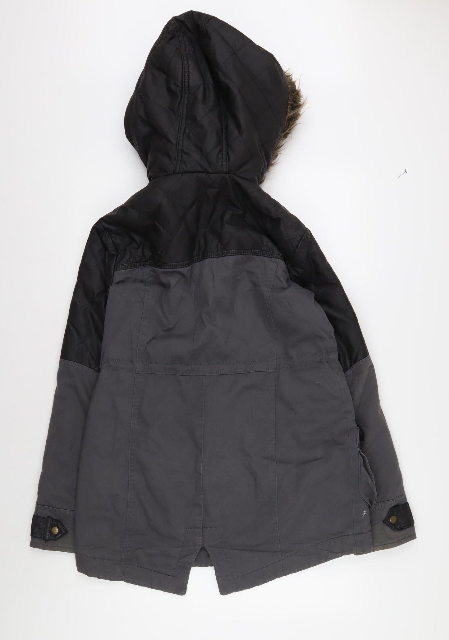 Unisex Adults UK Size 12 Mado Grey Parka Coat
