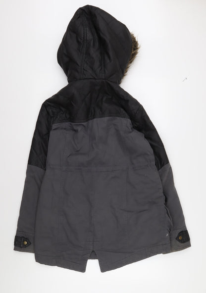 Unisex Adults UK Size 12 Mado Grey Parka Coat