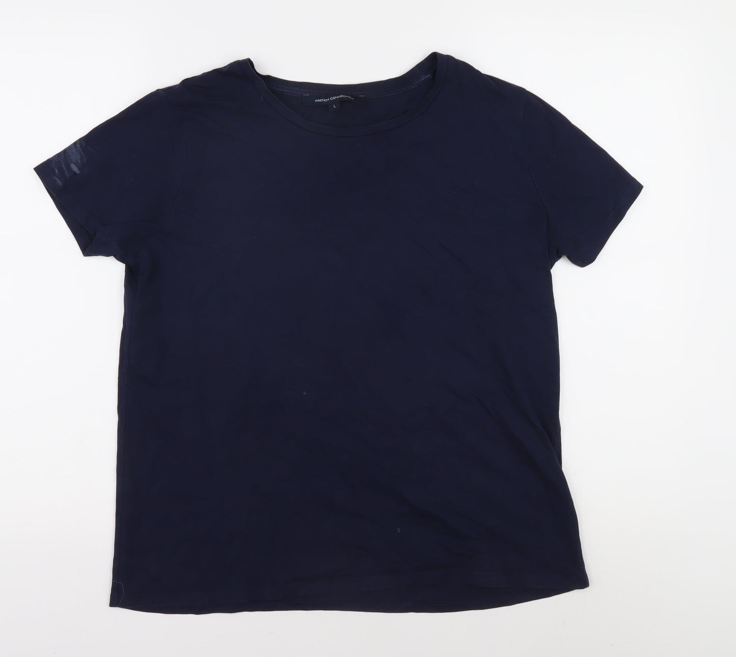 Mens UK Size L French Connection Blue  T-Shirt