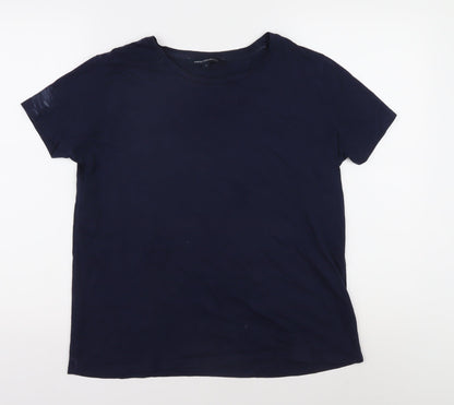 Mens UK Size L French Connection Blue  T-Shirt