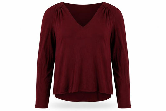 Womens UK Size 10 Phase Eight Red Basic Blouse