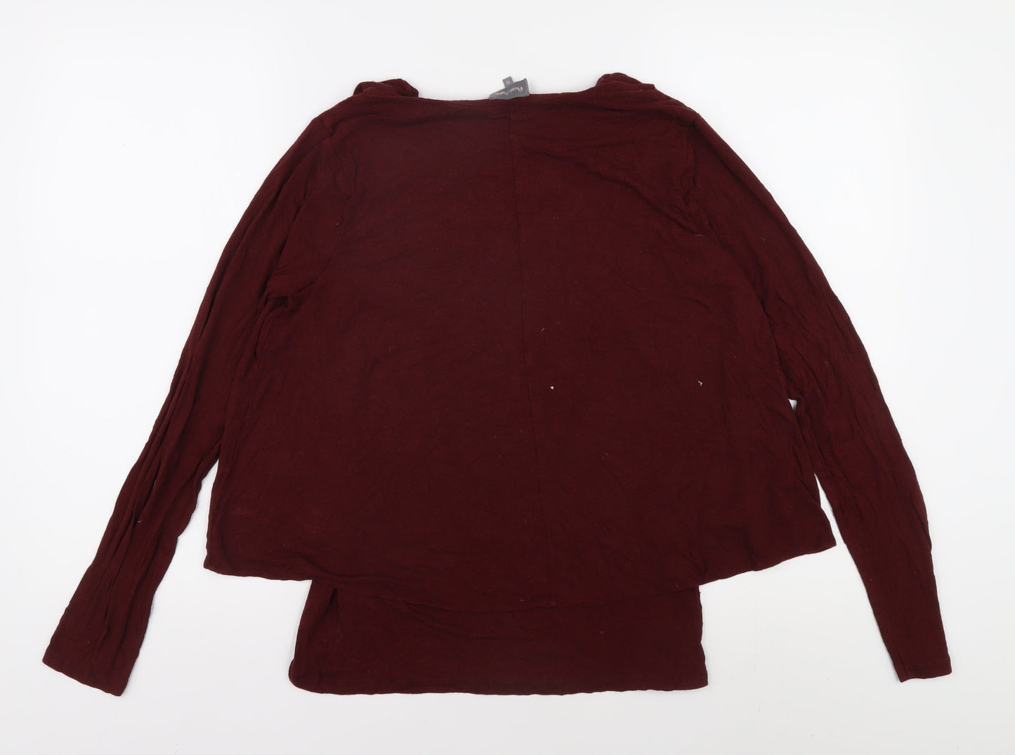 Womens UK Size 10 Phase Eight Red Basic Blouse