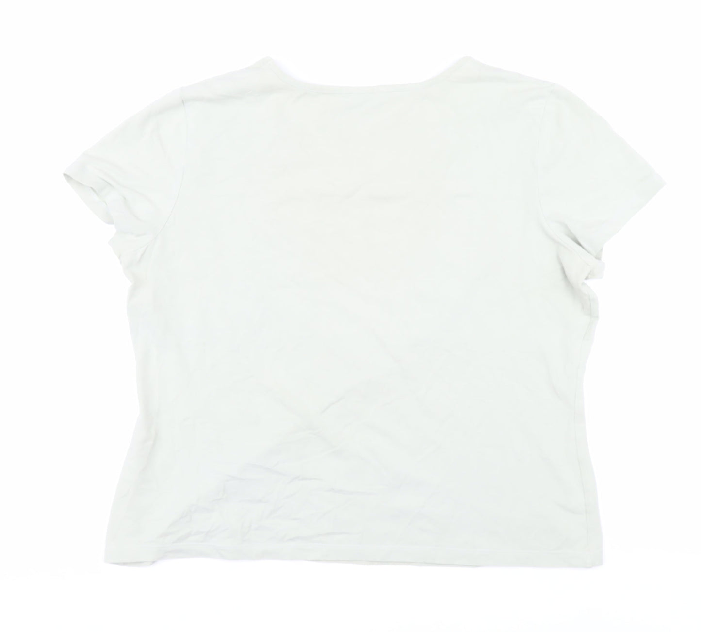 Womens UK Size 18 Hawkshead Ivory  T-Shirt