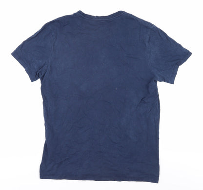 Levi's Men's Blue Slim Fit Crew Neck T-Shirt Size L