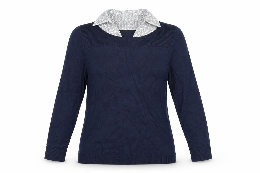Womens UK Size 10 Monsoon Blue Pullover Jumper