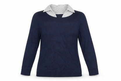 Womens UK Size 10 Monsoon Blue Pullover Jumper