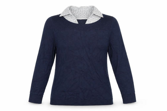 Womens UK Size 10 Monsoon Blue Pullover Jumper