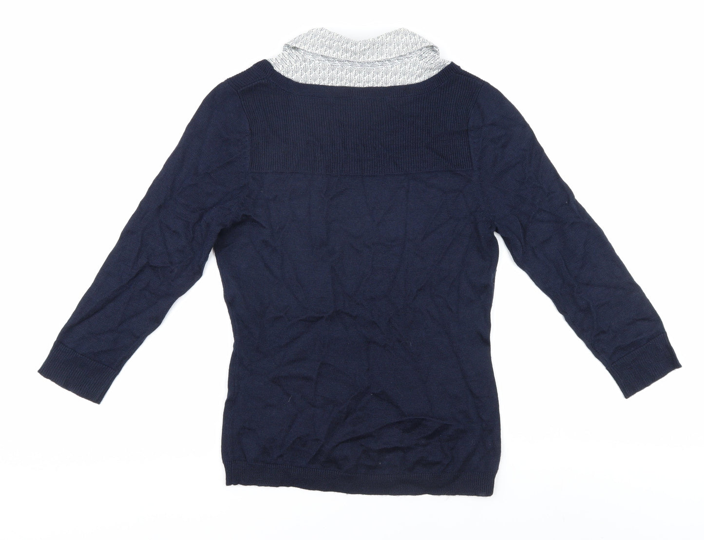 Womens UK Size 10 Monsoon Blue Pullover Jumper