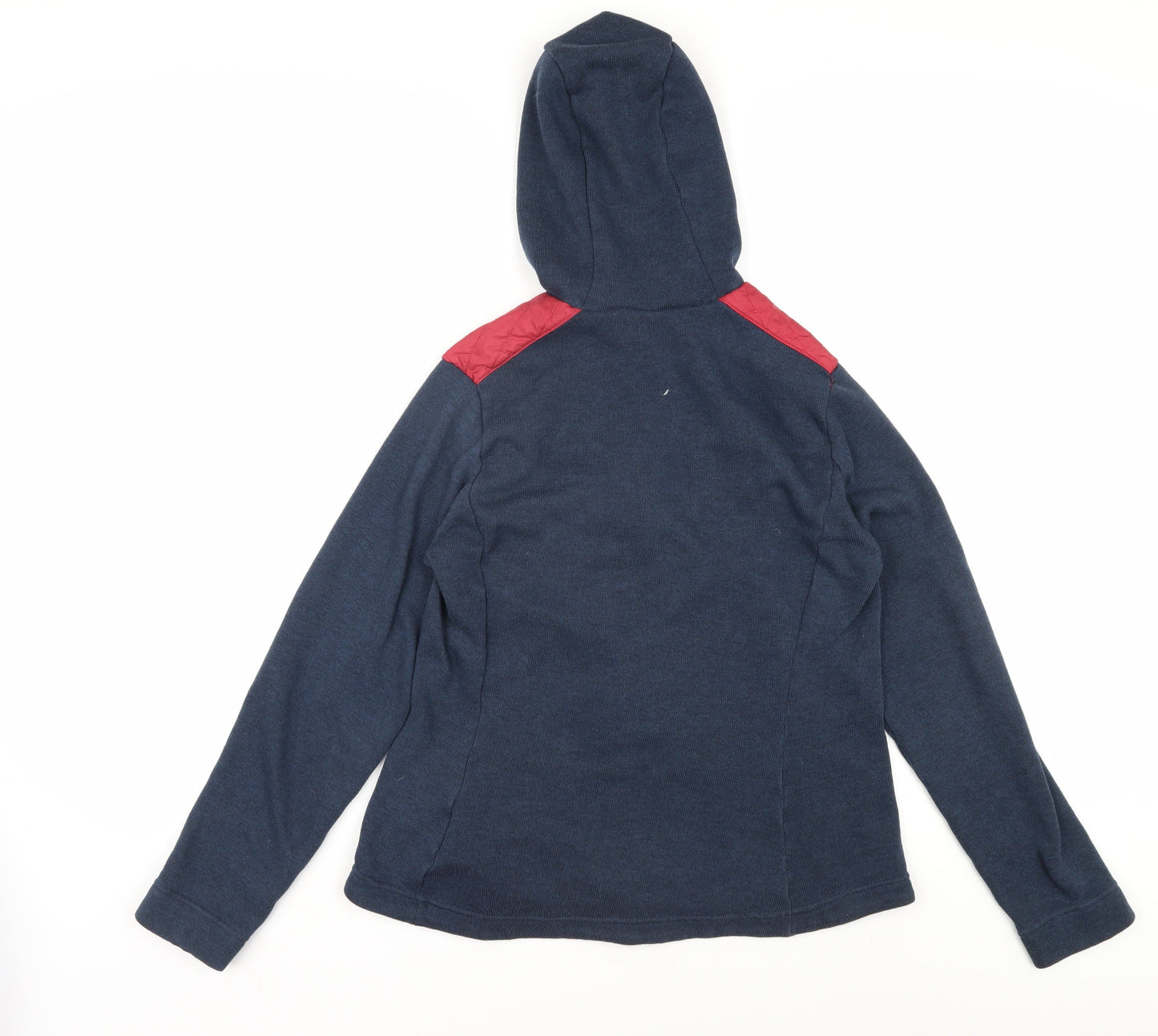 Decathlon Unisex Red Blue Hooded Puffer Jacket Size 12