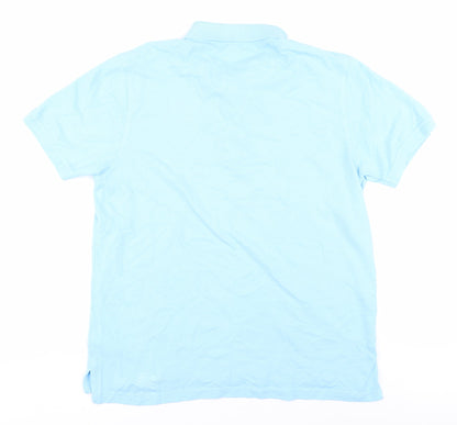 Pierre Cardin Men's Blue Polo, Size L, Regular Fit