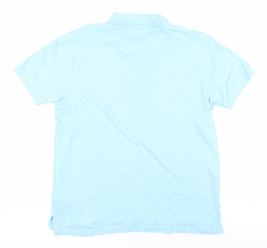 Pierre Cardin Men's Blue Polo, Size L, Regular Fit