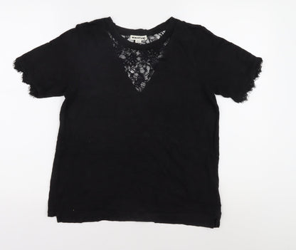 Womens UK Size L Whistles Black  T-Shirt