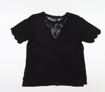 Womens UK Size L Whistles Black  T-Shirt