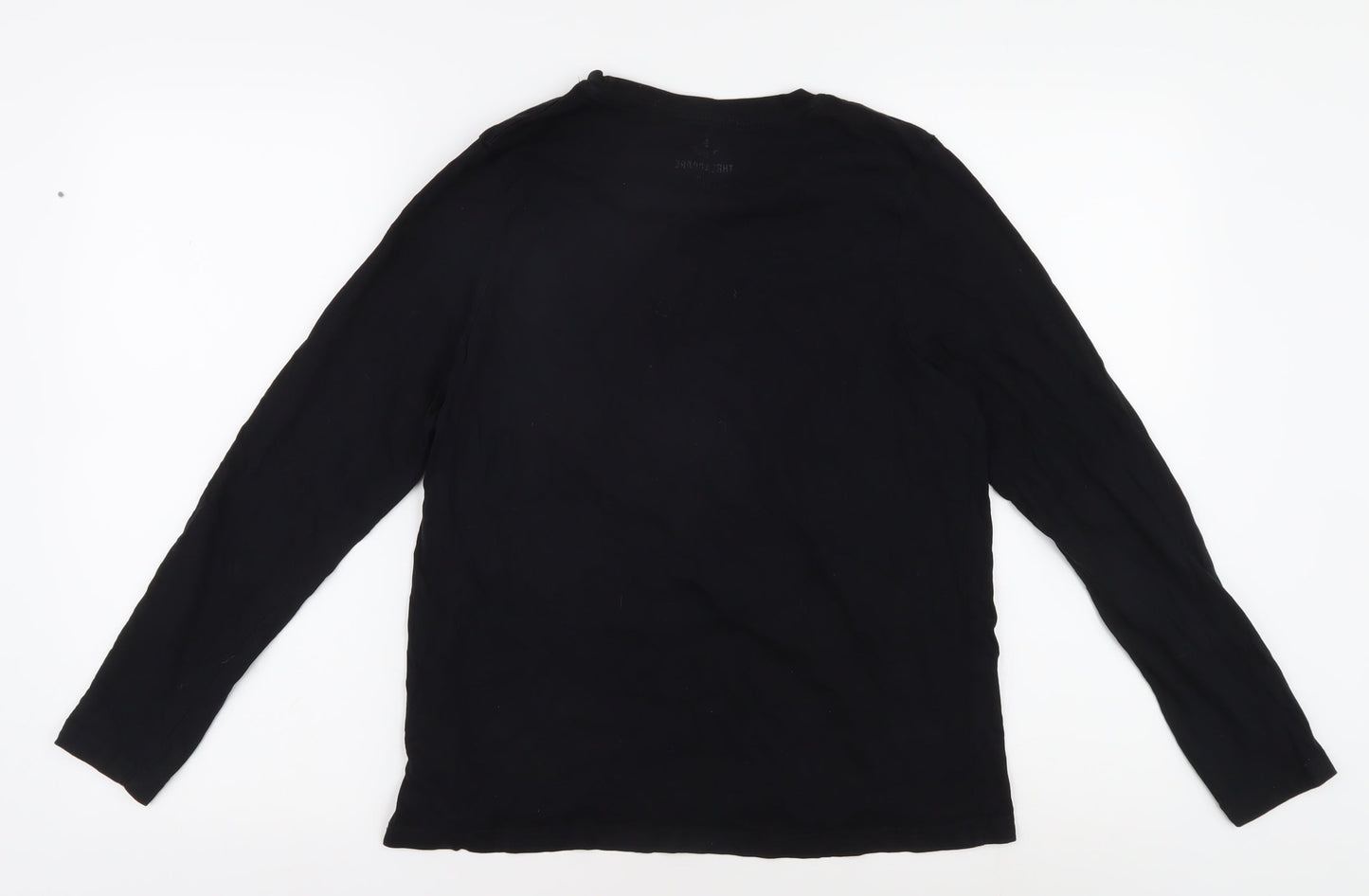 Womens UK Size 14 Threadbare Black Basic T-Shirt
