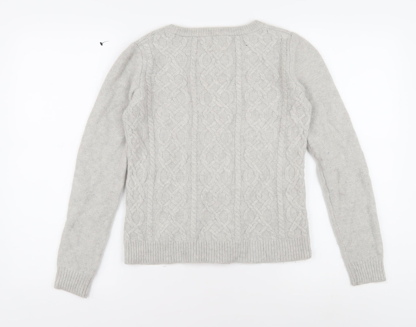 Jack Wills Women's Grey Pullover Jumper Size 8