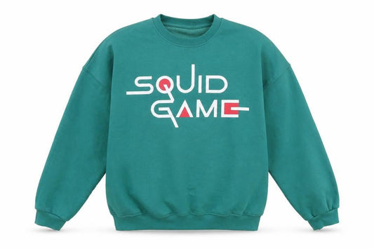 Front view of Don't Call Me Jennyfer Green S Anime Sweatshirt unisex