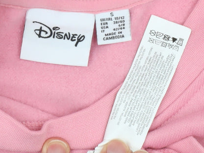 Womens UK Size 10/12 Disney Pink Pullover Sweatshirt