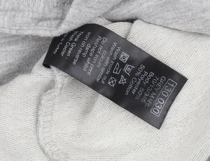 Friends Grey Unisex Kids Hoodie 14 Years - Logo Graphic Print