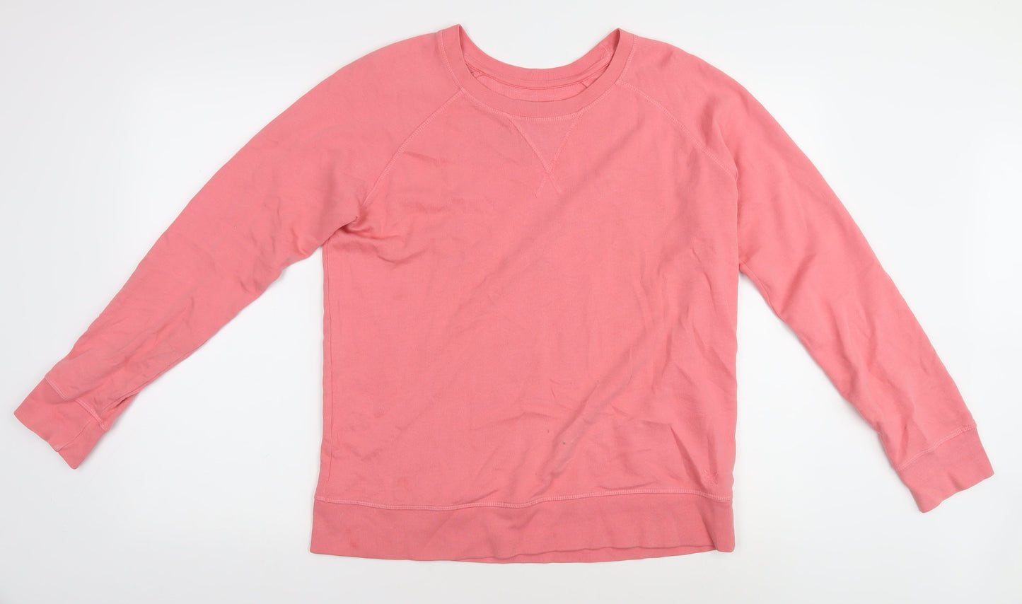 Womens UK Size 12 Crew Clothing Company Pink Basic Jersey