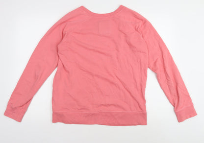 Womens UK Size 12 Crew Clothing Company Pink Basic Jersey