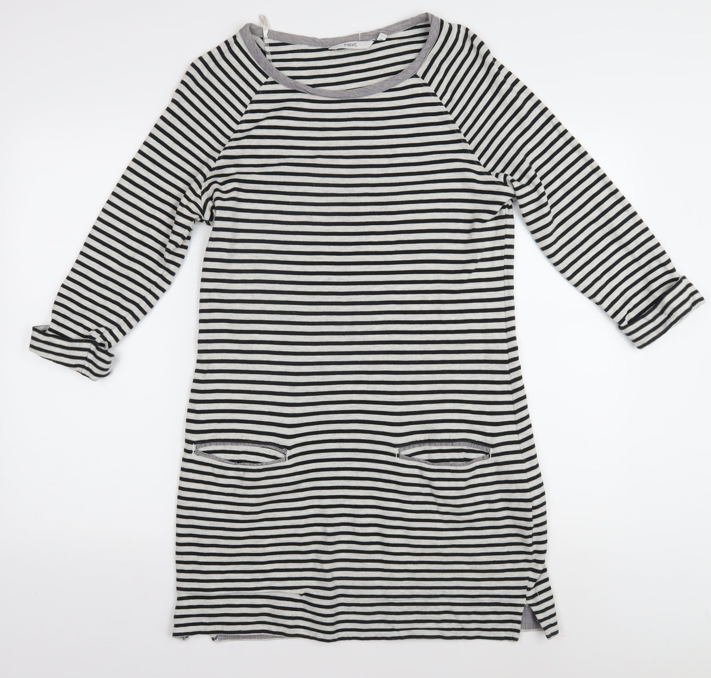 Womens UK Size 12 NEXT Black Tunic Jumper