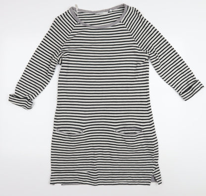 Womens UK Size 12 NEXT Black Tunic Jumper