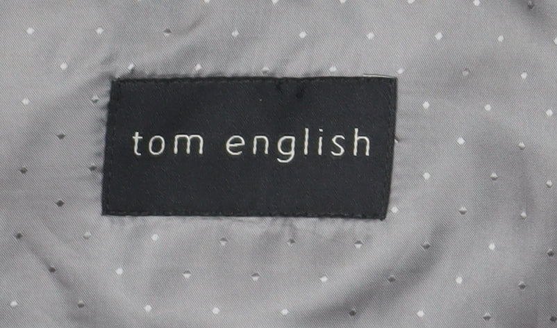 Mens UK Size 38 Tom English Regular Black Suit Jacket