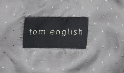 Mens UK Size 38 Tom English Regular Black Suit Jacket