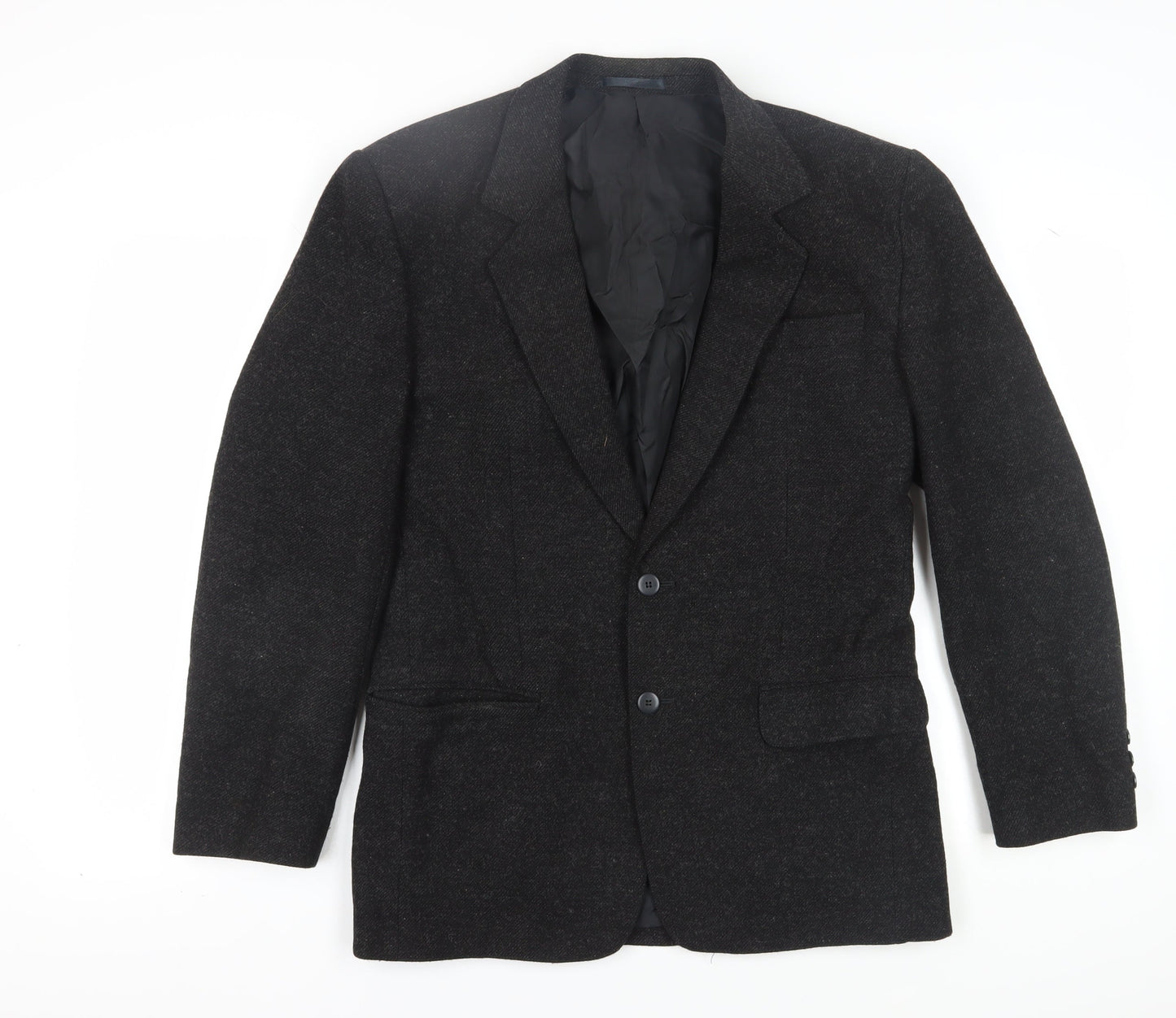 Classic Man Collection Men's Black Wool Blazer Size 38