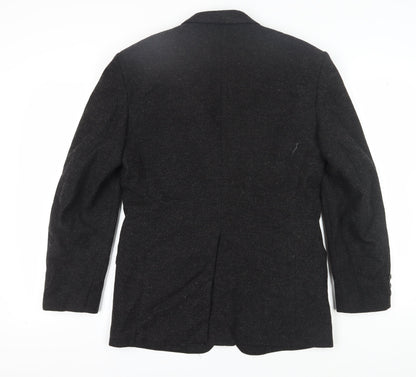 Classic Man Collection Men's Black Wool Blazer Size 38