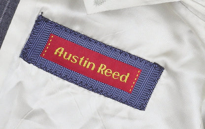 Austin Reed Men's Grey Striped Wool Blazer Size 42R
