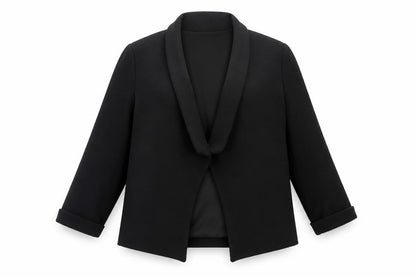 Womens UK Size 10 Roman Regular Black Blazer