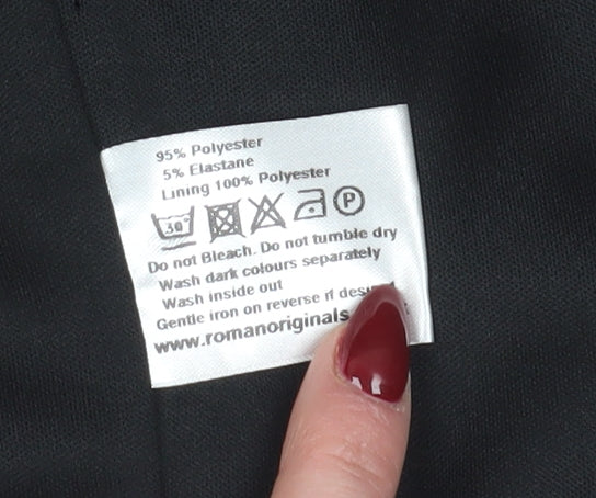 Roman Women's Black Blazer Jacket Size 10