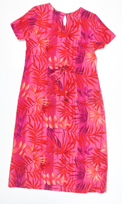 Truly Women's Pink Floral Shift Dress M