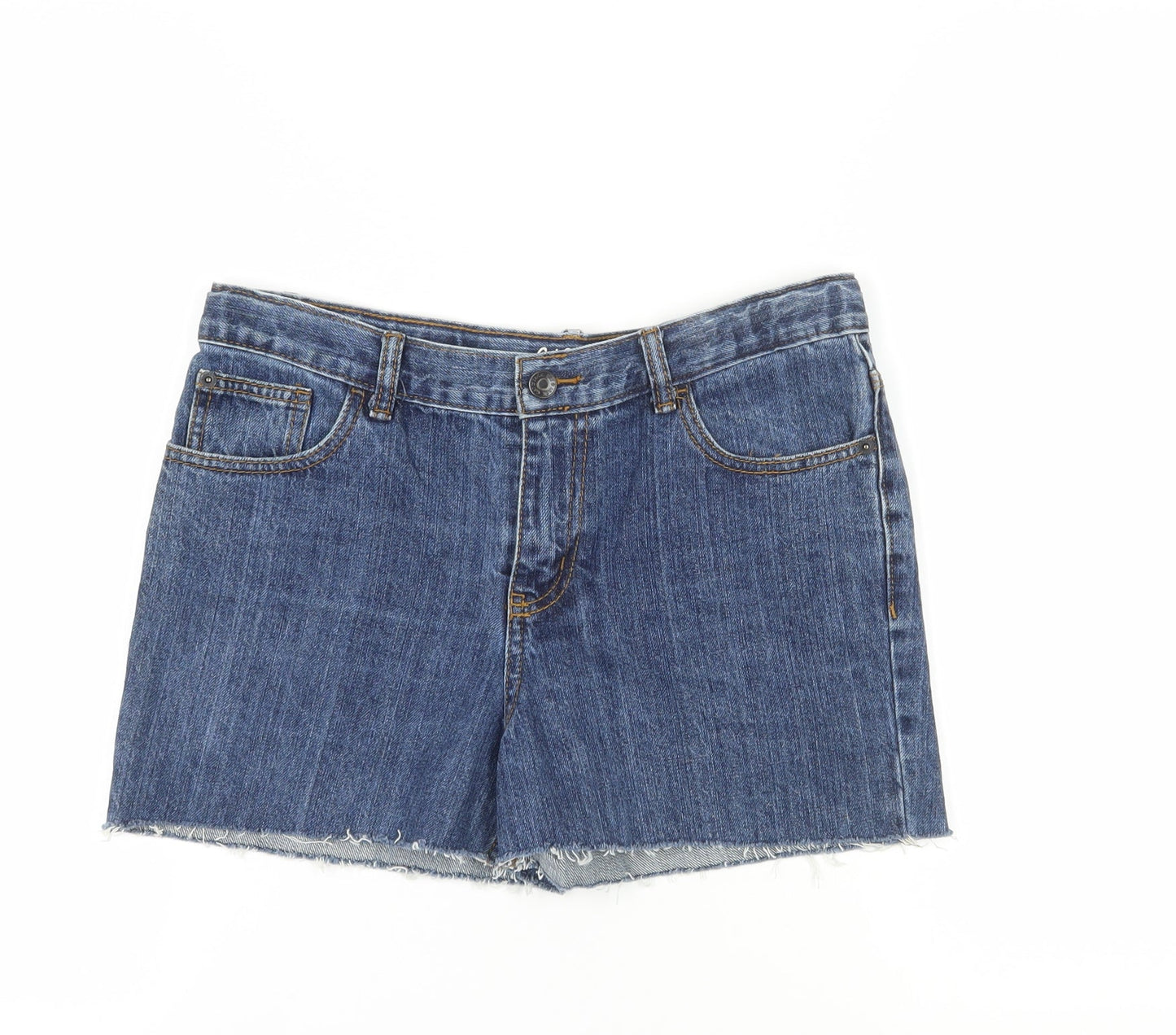 Cat & Jack Teen Blue Denim Cut-Off Shorts Size 14 Husky