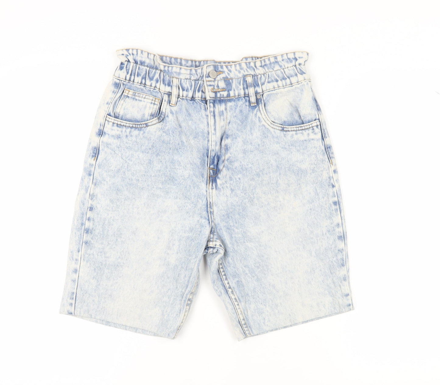 SWS Denim Co Women's Blue Paperbag Denim Shorts L