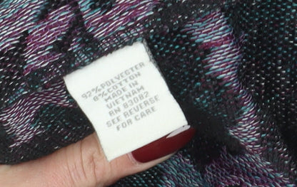 Dressbarn Women’s Purple Floral Suit Jacket M