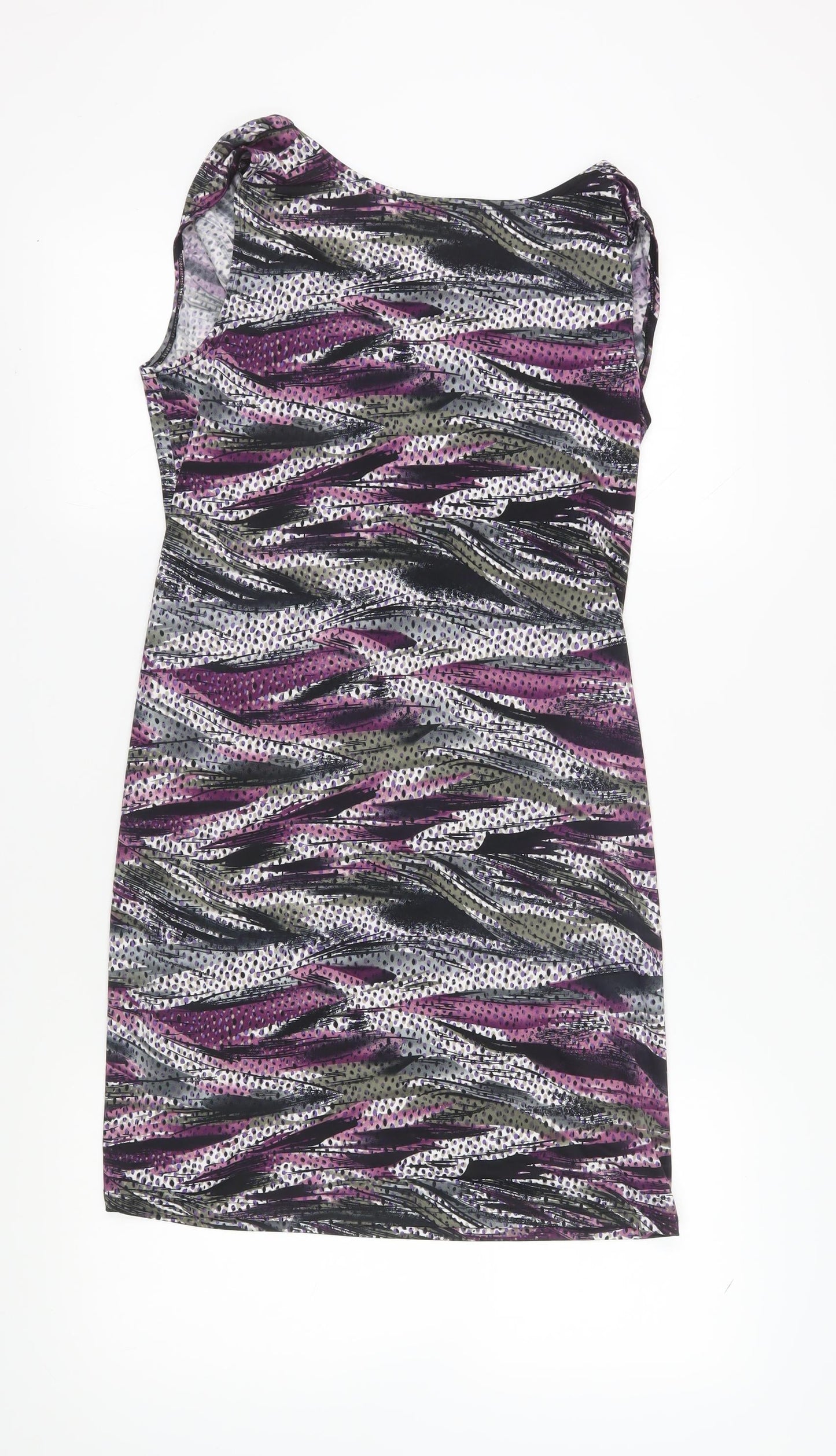 New Woman Design Womens Multicoloured Sheath Dress L